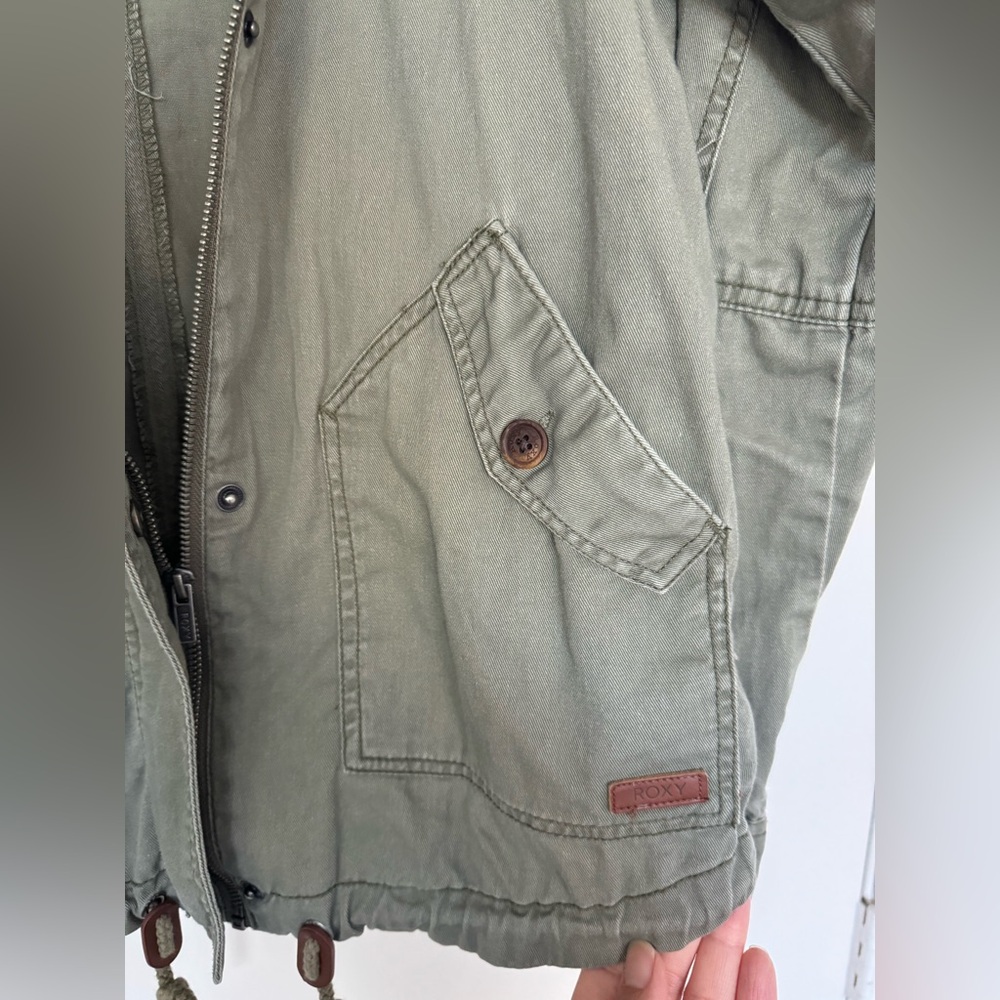 Roxy Hooded Utility Jacket - Picture 6 of 7